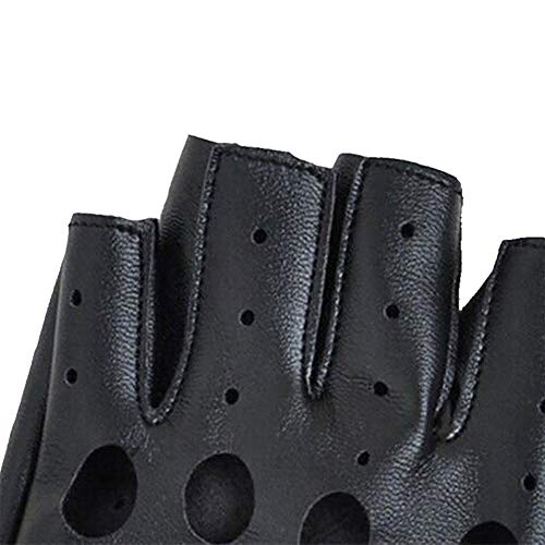 WOYAOY Guantes de Ciclismo Deportivo Medio Dedo Hombres Guantes de Fitness Guantes de Ciclismo Antideslizantes Transpirables, Guantes de Levantamiento de Pesas, Guantes de Ciclismo sin Dedos