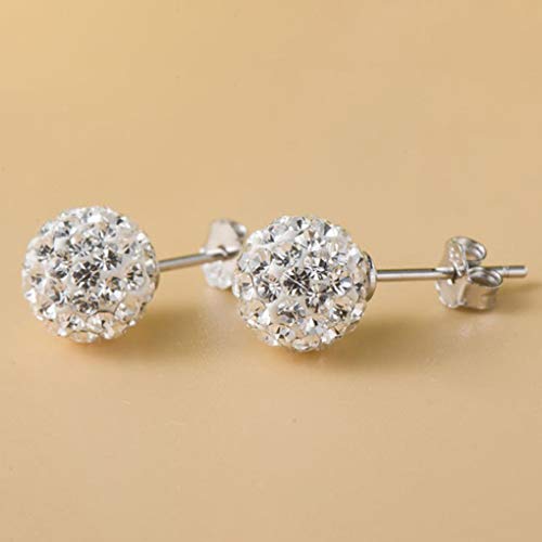 wufeng 1 par del Estilo Coreano de Las Mujeres de Plata Pendiente de la Boda de la Muchacha Venta on-Line Simple Prom geométrica del oído Anillos del Rhinestone de la Vendimia Pernos prisioneros