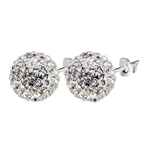 wufeng 1 par del Estilo Coreano de Las Mujeres de Plata Pendiente de la Boda de la Muchacha Venta on-Line Simple Prom geométrica del oído Anillos del Rhinestone de la Vendimia Pernos prisioneros