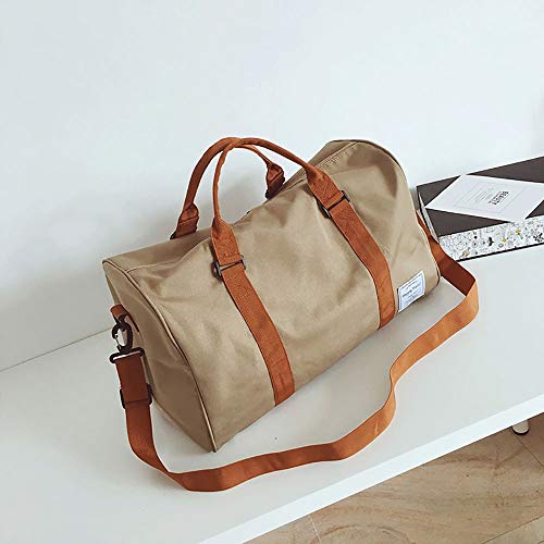 Wuxingqing Bolsa Deporte Bolsa Gimnasio de Viaje A Corta Distancia del Recorrido del Bolso de Mano de Gran Capacidad y la Aptitud Entrenar Bolsa Unisex Travel Duffle Bag para Hombre y Mujer