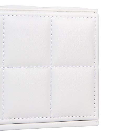 WWWANG Blanco 25 * 14 * 9 cm de la Caja del Tejido PU Inicio Alquiler rectángulo servilleta de Papel Tissue Box Cover (Color : Tissue Box)