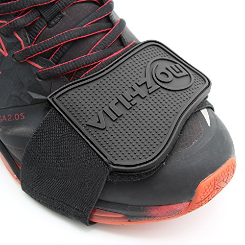 Xcellent Global Protector de zapato de Moto Cubre Botas Ayuda para el Cambio Negro AT022