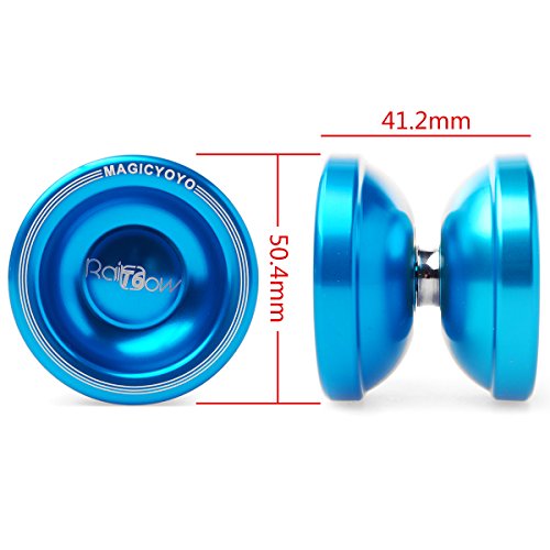 XCSOURCE® YoYo Mágico Original Profesional Aluminio T6 5 Cuerdas y Guante TH004