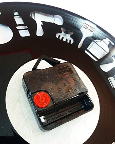 xcvbxcvb Reloj de Pared con Disco de Vinilo diseño Moderno WuTang Clan Hip-Hop Band Popular CD Record LED Reloj 7 Colores Que cambian el Reloj de Pared Regalo para fanáticos