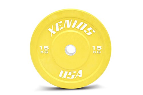 Xenios USA PSBPRBPL15 Disco Halterofilia - - Contest Bumper Plate