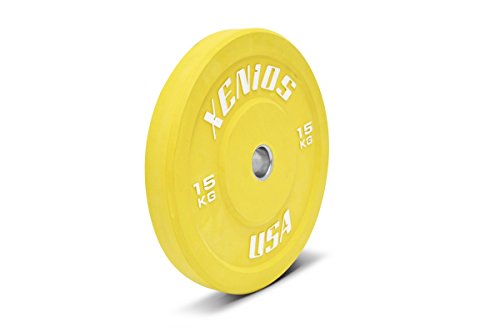 Xenios USA PSBPRBPL15 Disco Halterofilia - - Contest Bumper Plate