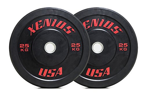 Xenios USA XSBPRBPL25 Disco Halterofilia - - Training Bumper Plate