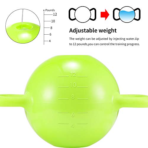 XIANNVV Weight Kettle Bell, Yoga Kettle Bell Kettlebell Entrenamiento De Fuerza Lleno De Agua Gimnasio En Casa Fitness Crossfit