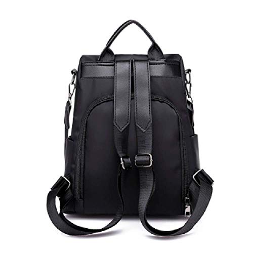 Xiaohuanxi Bolso Venta Caliente Mujeres Bolsa De Viaje Antirrobo Mochila De Tela Oxford Mochilas Casuales De Gran Capacidad Mochilas Negras Unisex # Sw