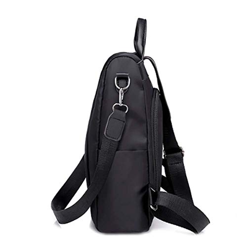 Xiaohuanxi Bolso Venta Caliente Mujeres Bolsa De Viaje Antirrobo Mochila De Tela Oxford Mochilas Casuales De Gran Capacidad Mochilas Negras Unisex # Sw