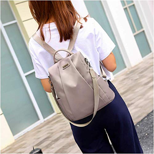 Xiaohuanxi Bolso Venta Caliente Mujeres Bolsa De Viaje Antirrobo Mochila De Tela Oxford Mochilas Casuales De Gran Capacidad Mochilas Negras Unisex # Sw