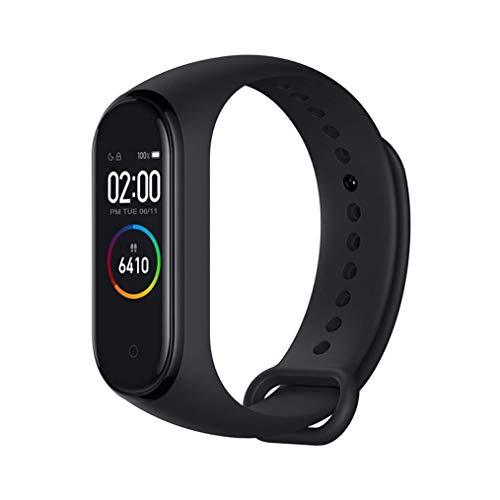 Xiaomi Band 4 Pulsera de Fitness Inteligente Monitor de Ritmo cardíaco 135 mAh Pantalla Color Bluetooth 5.0 más Reciente 2019, Negro