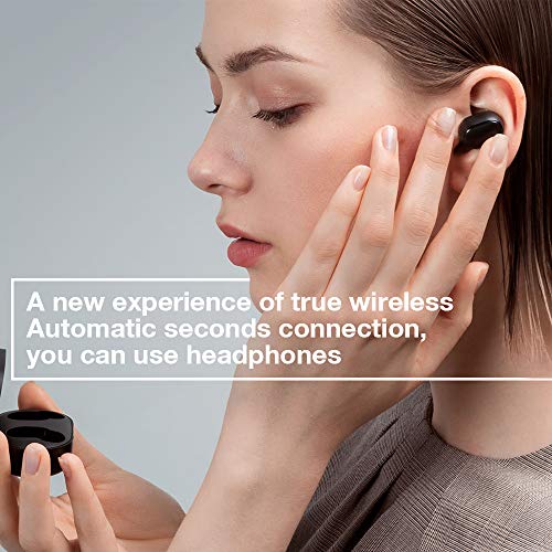 Xiaomi Mi True Wireless Earbuds Basic - Auriculares inalámbricos, Bluetooth con verdadero sonido estéreo con micrófono, Negro