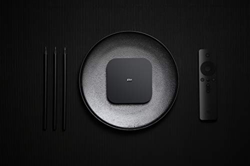 Xiaomi MI TV BOX S - Reproductor streaming en 4K Ultra HD, Bluetooth, Wi-Fi, Asistente de Google con Chromecast, Negro