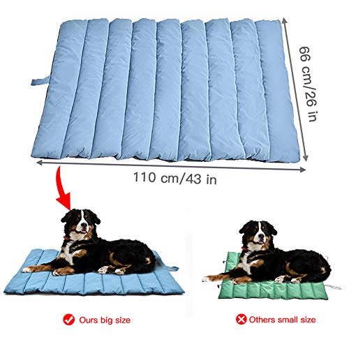 XIAPIA Cama Perro Impermeable Colchoneta,Almohada Relajante Perro Colchón Perros Viscoelastica Cojines Lavable Impermeable para Perros Medianos,Grande