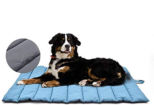 XIAPIA Cama Perro Impermeable Colchoneta,Almohada Relajante Perro Colchón Perros Viscoelastica Cojines Lavable Impermeable para Perros Medianos,Grande