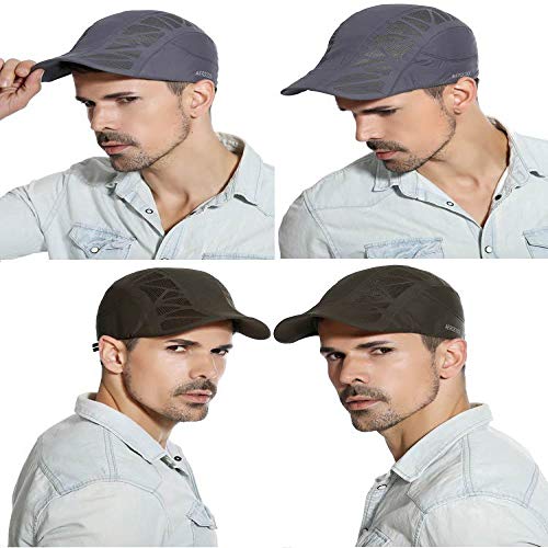 Xme Gorra de Pico de Pato Transpirable, Gorra de béisbol de Pato de Secado rápido, Gorra de protección Solar