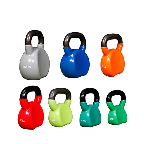 XMH Pesas Libres De Kettlebell para Ejercicios De Entrenamiento De Fuerza, Pesas Rusas De Competición De 4 A 20 Kg, Entrenamiento De Fuerza, Entrenamiento En Casa Y Gimnasio,10kg