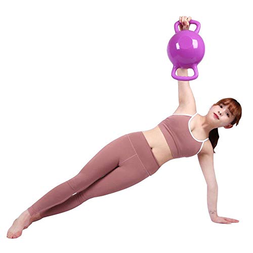 XMWW Kettlebell Masaje Pesas de gimnasia ajustables Peso Yoga Pilates Lifting Mujer Fuerza Entrenamiento Pesas Culturismo, Azul