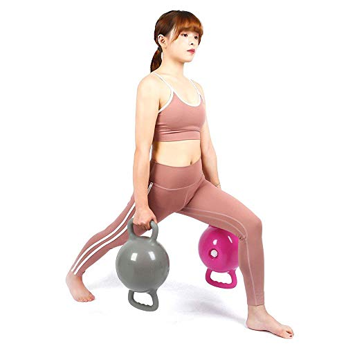 XMWW Kettlebell Masaje Pesas de gimnasia ajustables Peso Yoga Pilates Lifting Mujer Fuerza Entrenamiento Pesas Culturismo, Azul