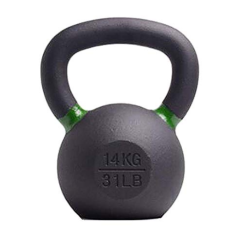 XNDCYX Pesa Rusa Hierro Fundido 4-16 KG, Kettlebell Musculación Fitness Ejercicio, Ideal para Entranamiento De Musculación Crosstraining, Equipo De Uso Múltiple,14KG/30.9LB