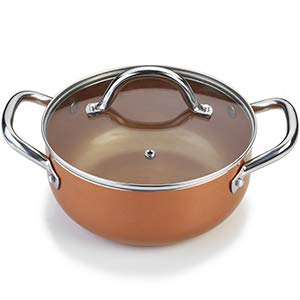 XSQUO Useful Tech Anticipate a Las Rebajas !! Oferta Navidad !! Batería de Cocina Profesional de Cobre con 6 Elementos. Vital Copper