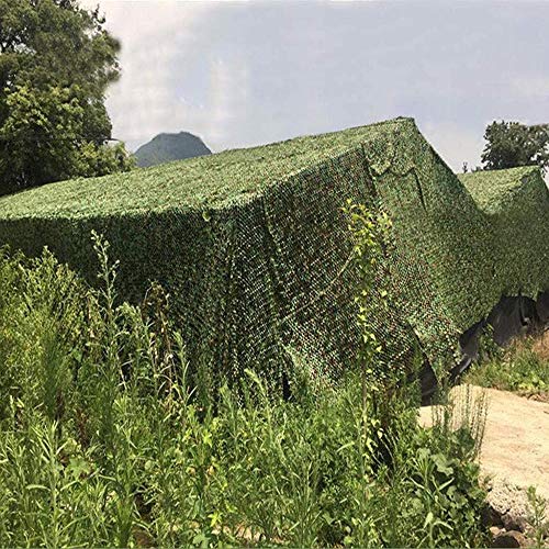 XYL Tela Red de Camuflaje - Malla de Camuflaje Militar 2x3m 3x4m 5x6m 8x10m Toldo Camping para Jardín Patios Invernadero Decoración de Sombrilla Caza Disparo