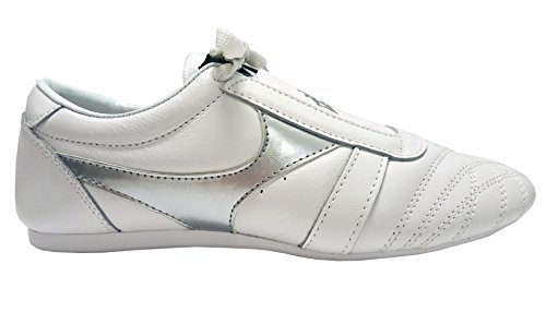Y-DOUBLE Y - Zapatillas de Piel para Artes Marciales, Color Blanco Blanco Blanco Talla:41