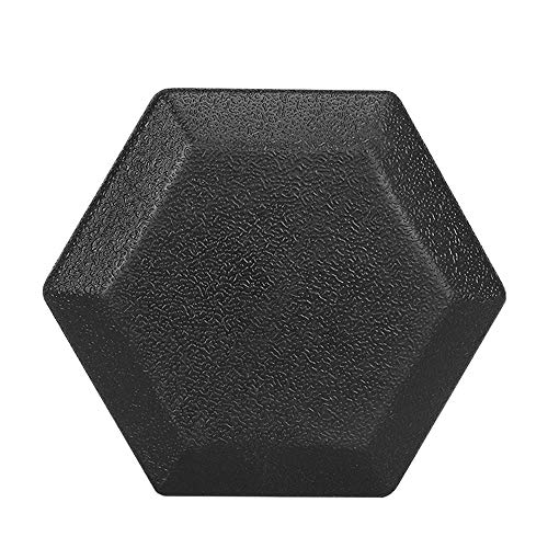 Yaheetech Un Set de 2 Piezas Mancuernas de Ejercicio Mancuerna para Gimnasio Fitness Negra 5 KG