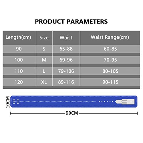 Yajun Cinturón Cuero Levantamiento Pesas Equipo Deportivo De Protección contra Tirones para Hombres Entrenamiento De Culturismo Fitness Cinturones En Cuclillas para Crossfit Serio,Blue