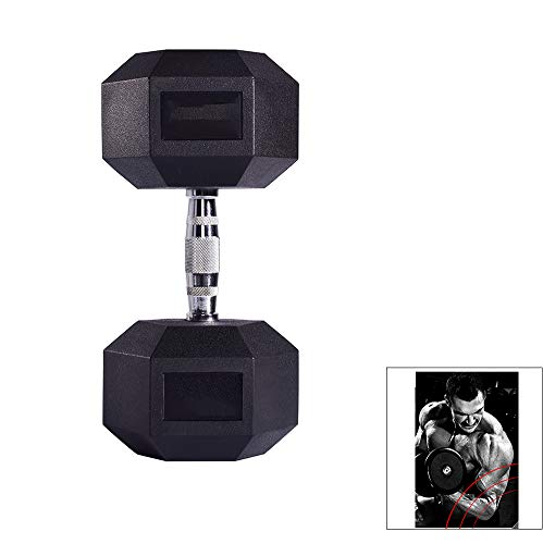 Yajun Sports Mancuernas Entrenamientos Pesas Barbell Levantamiento De Pesas Gimnasio Fuerza Equipo De Gimnasia para El Hogar Hexágono Masculino Entrenamiento Personal,2.5KG