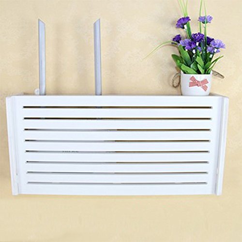 yazi Wall Hanging Decoration Wifi Router Shelf TV Set-top Box Storage Large