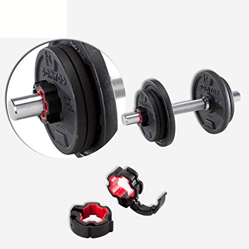 YC Mancuerna Dumbbell 10 kg de Peso con Mancuernas Ajustable Desmontable con Barra Inicio Deportes Equipo de la Aptitud Mancuernas Dumbbells Fitness y Ejercicio Mancuerna