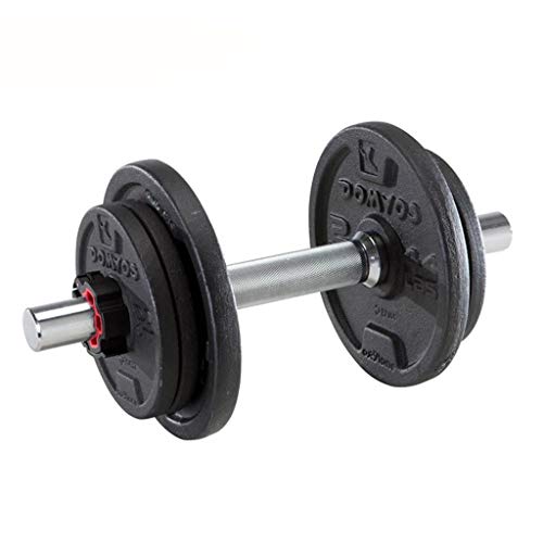 YC Mancuerna Dumbbell 10 kg de Peso con Mancuernas Ajustable Desmontable con Barra Inicio Deportes Equipo de la Aptitud Mancuernas Dumbbells Fitness y Ejercicio Mancuerna