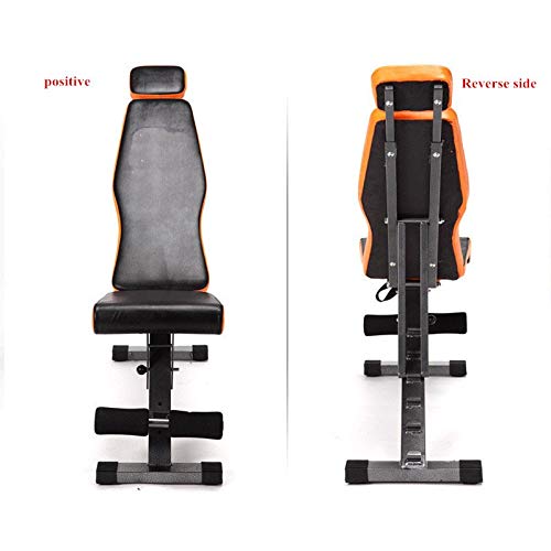 YDME Multifuncional Plegable Banco de Pesas Ajustable Antideslizante Banco de Fitness Portátil Profesional Banco de Musculación para Gimnasio Al Aire Libre Uso en el hogar etcA