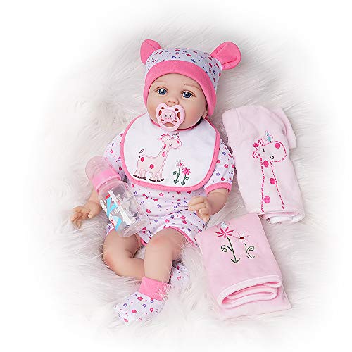 Yesteria Ropa Accesorios por 50-55 cm Muñeca Chica Bebe Reborn Jirafa Rosa