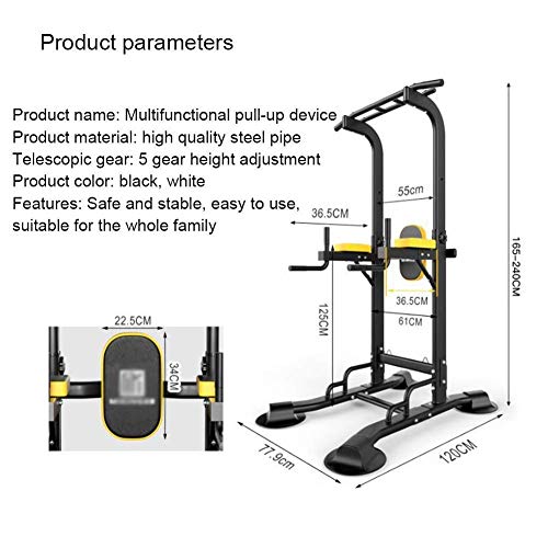 YF-SURINA Equipo de deportes de interior Stepper, Fitness Pedal Fitness Estación de entrenamiento multifuncional para el hogar, Estación de inmersión paralela Barras Cross Training Fitness Home Gym P