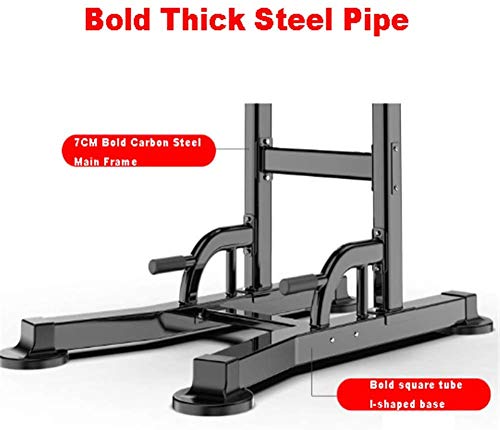 YGWLWL Power Tower Estación Multifuncional De Entrenamiento,Torre De Musculación Y Fitness,Dip Station,Barra De Dominadas,6 Level Height Adjustable for Home Gym,Capacidad Máxima De Peso: 330 LB