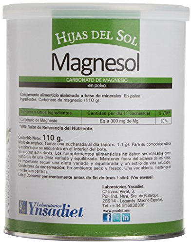 Ynsadiet Carbonato Magnesio - 110 gr