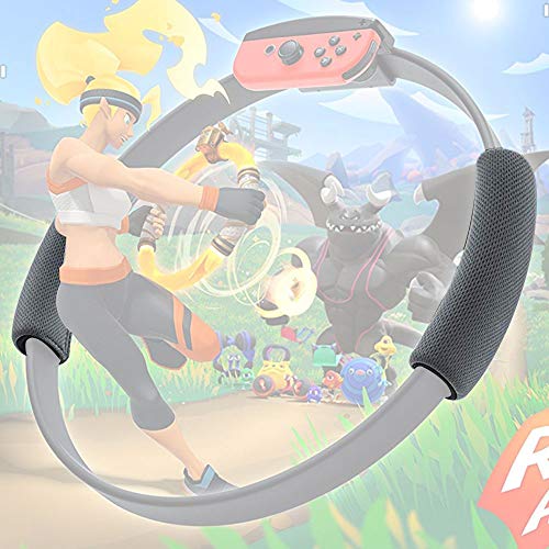 Yocktec Correa para la pierna y agarre Ring-Con para Ring Fit Adventure Nintendo Switch,correa de muñeca elástica ajustable Volante antideslizante Accesorios Kits para Switch Joy-Con Controller Game