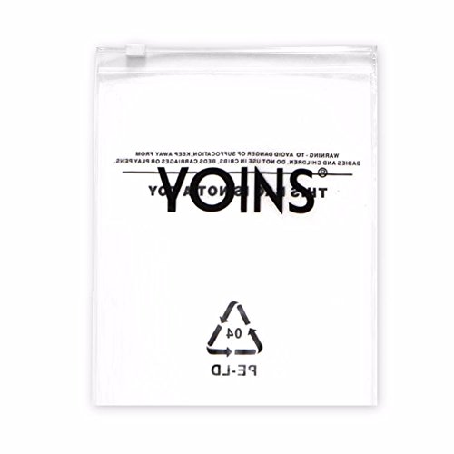 YOINS - Camiseta de manga larga para mujer, diseño informal, cuello redondo, color negro Rayures-brun S