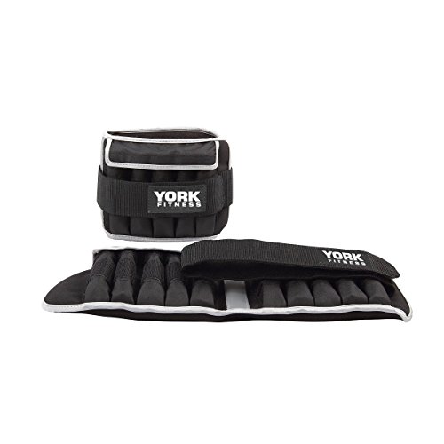 York Fitness 2 x 5kg Pesas de tobillo