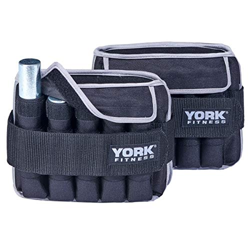 York Fitness 2 x 5kg Pesas de tobillo