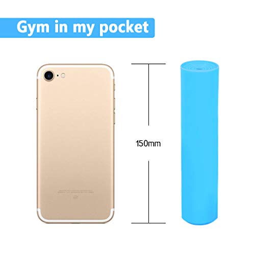 Young & Ming Bandas Elasticas Fitness, 1.5M Cintas Elasticas con 3 Niveles de Resistencia, 3 Piezas Bandas de Resistencia para Yoga/Pilates/Fisioterapia/Estiramientos/Musculacion/Piernas/Brazos/Fuerza