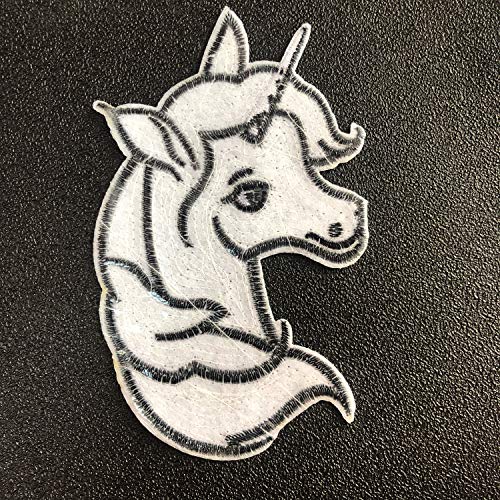 YouU 6 Piezas Unicornio Arco Iris Parches Ropa Termoadhesivos Bordados Cosido,Parches Lentejuelas,Parches Ropa, Parches Bordados Cosidos para Niños