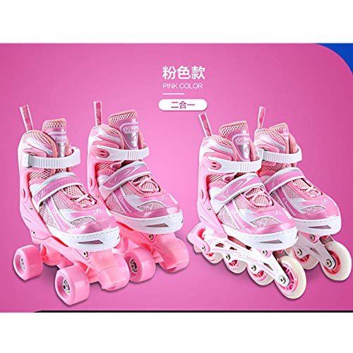 YSCYLY Patines,2 en 1 Patines de Doble Uso,para NiñOs Adolescentes Y Adultos