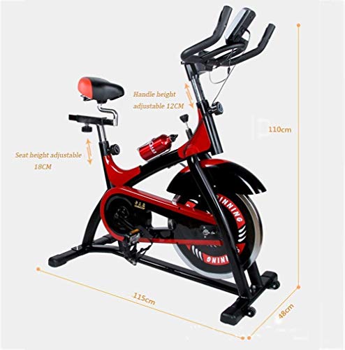 YSYYSH Bicicletas indoor bicicleta de spinning Estudio de Deportes Ciclistas de bicicletas Alquiler de lectura de la velocidad del ordenador caloría de la distancia del reloj deportivo de bicicletas E