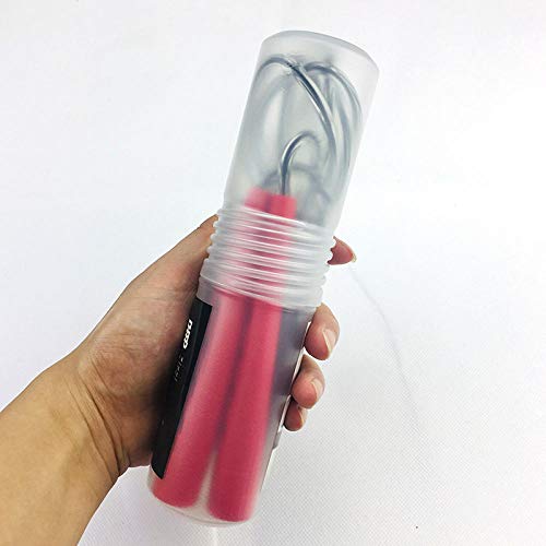 Yuan Dun'er Single Skip Rope Workout Equipments Jumping Rope Training Fitness Speed Rope Fitnnes Equipament Jump Rope Unisex Men Women-Pink