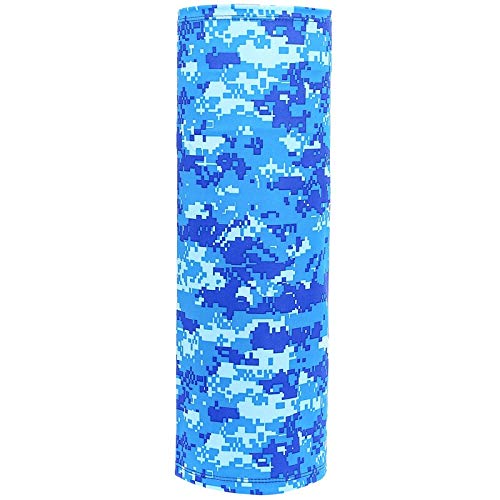 Yun-hangbaihuodian Bufanda de Senderismo Hielo Protector Solar Bufanda de Seda Hombres y Mujeres del Collar de los Collares de Pesca al Aire Libre Multi-Deporte (Color : Camouflage Blue)