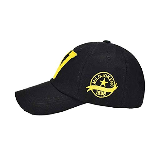 Yutdeng Gorra de Béisbol de Algodón con Sombra de Sol Moda Unisex Béisbol Verano Sombreros Hip Hop Gorra Retro Clásico Sombrero Deportes al Aire Libre